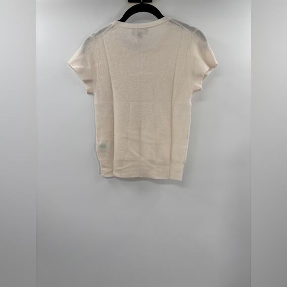 J.Crew Ribbed featherweight cashmere T-shirt - Picture 6 of 9